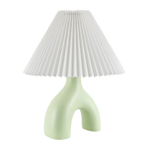   Modern European furniture - Ceramic White Linen Table Lamp - www.oroa.com | Oroa.com