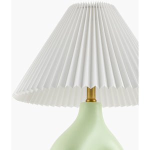   Modern European furniture - Ceramic White Linen Table Lamp - www.oroa.com | Oroa.com