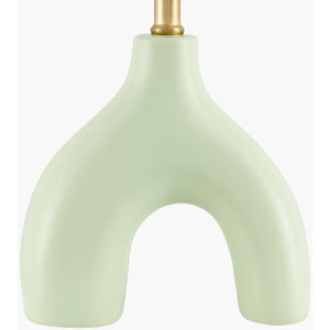   Modern European furniture - Ceramic White Linen Table Lamp - www.oroa.com | Oroa.com