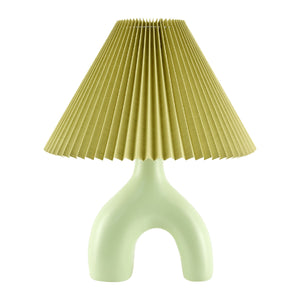   Modern European furniture - Ceramic Cream Linen Table Lamp - www.oroa.com | Oroa.com