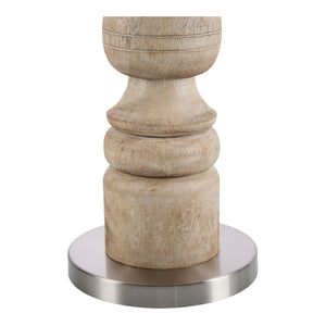   Modern European furniture - White Linen Accent Floor Lamp - www.oroa.com | Oroa.com