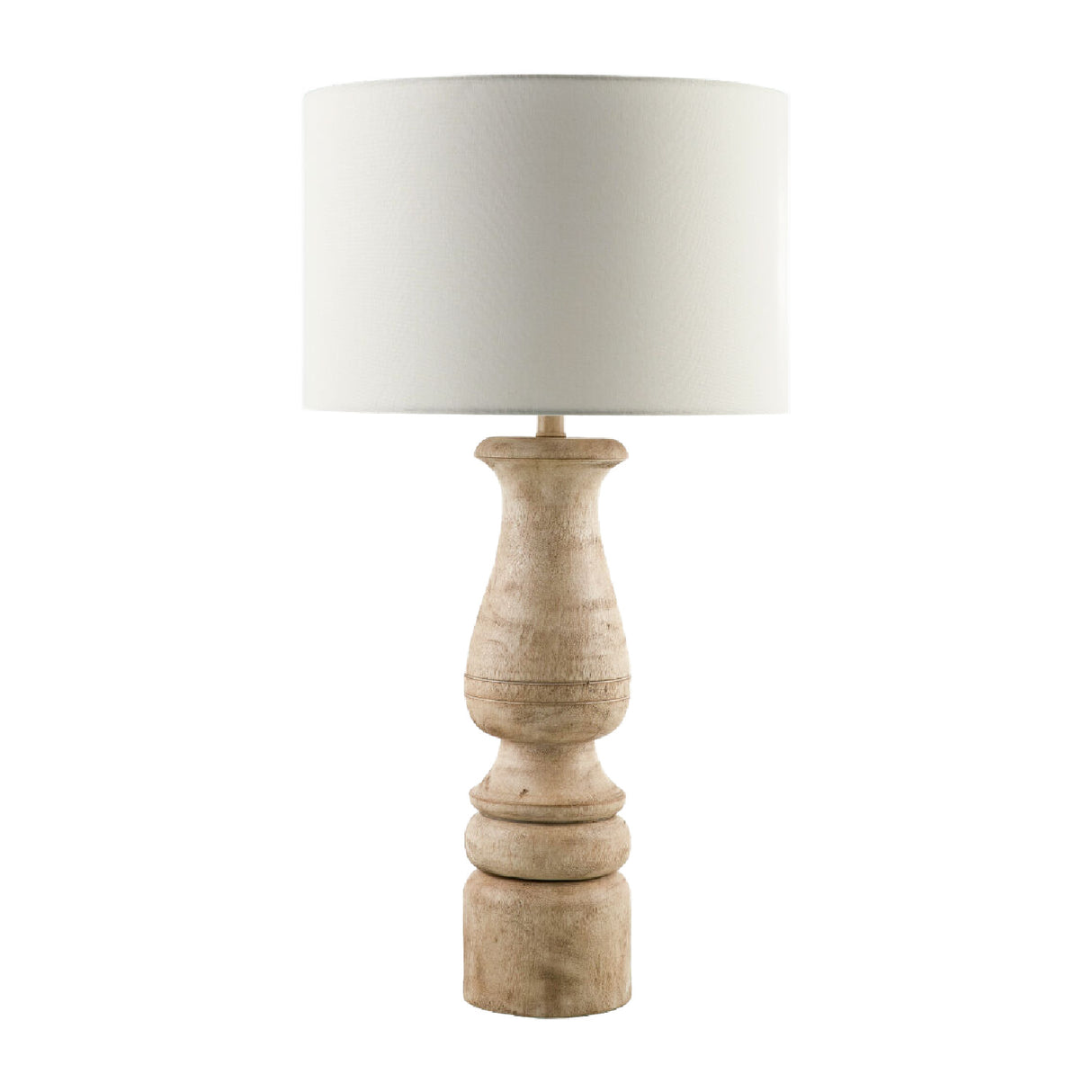   Modern European furniture - White Linen Accent Table Lamp - www.oroa.com | Oroa.com