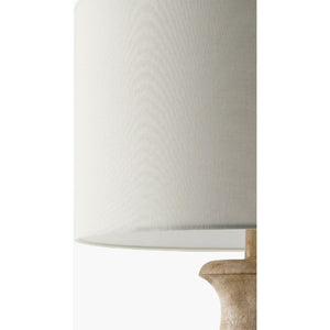   Modern European furniture - White Linen Accent Table Lamp - www.oroa.com | Oroa.com