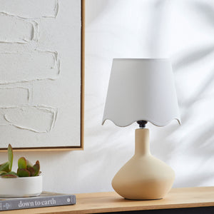   Modern European furniture - Wavy Rattan Accent Table Lamp - www.oroa.com | Oroa.com