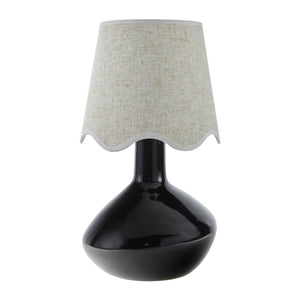   Modern European furniture - Wavy Rattan Accent Table Lamp - www.oroa.com | Oroa.com