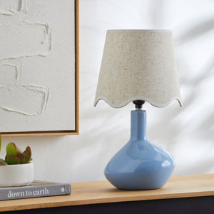   Modern European furniture - Wavy Rattan Accent Table Lamp - www.oroa.com | Oroa.com