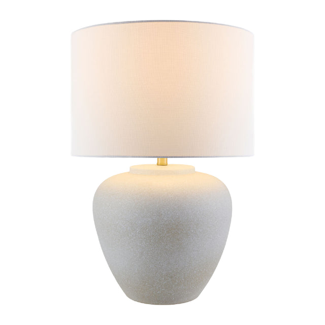 Modern European furniture - Ceramic Linen Table Lamp - www.oroa.com