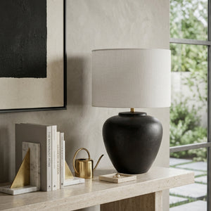   Modern European furniture - Ceramic Linen Table Lamp - www.oroa.com | Oroa.com