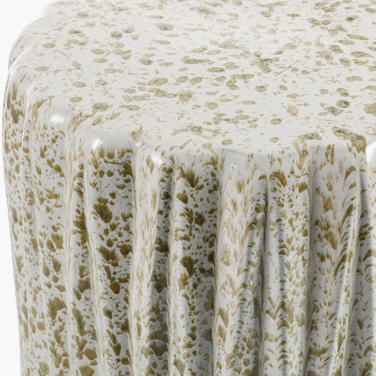   Modern European furniture - Ridged Ceramic Garden Stool - www.oroa.com | Oroa.com