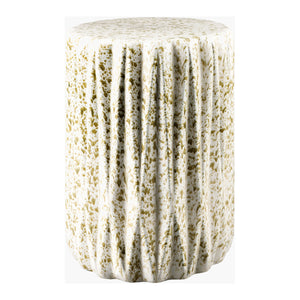   Modern European furniture - Ridged Ceramic Garden Stool - www.oroa.com | Oroa.com