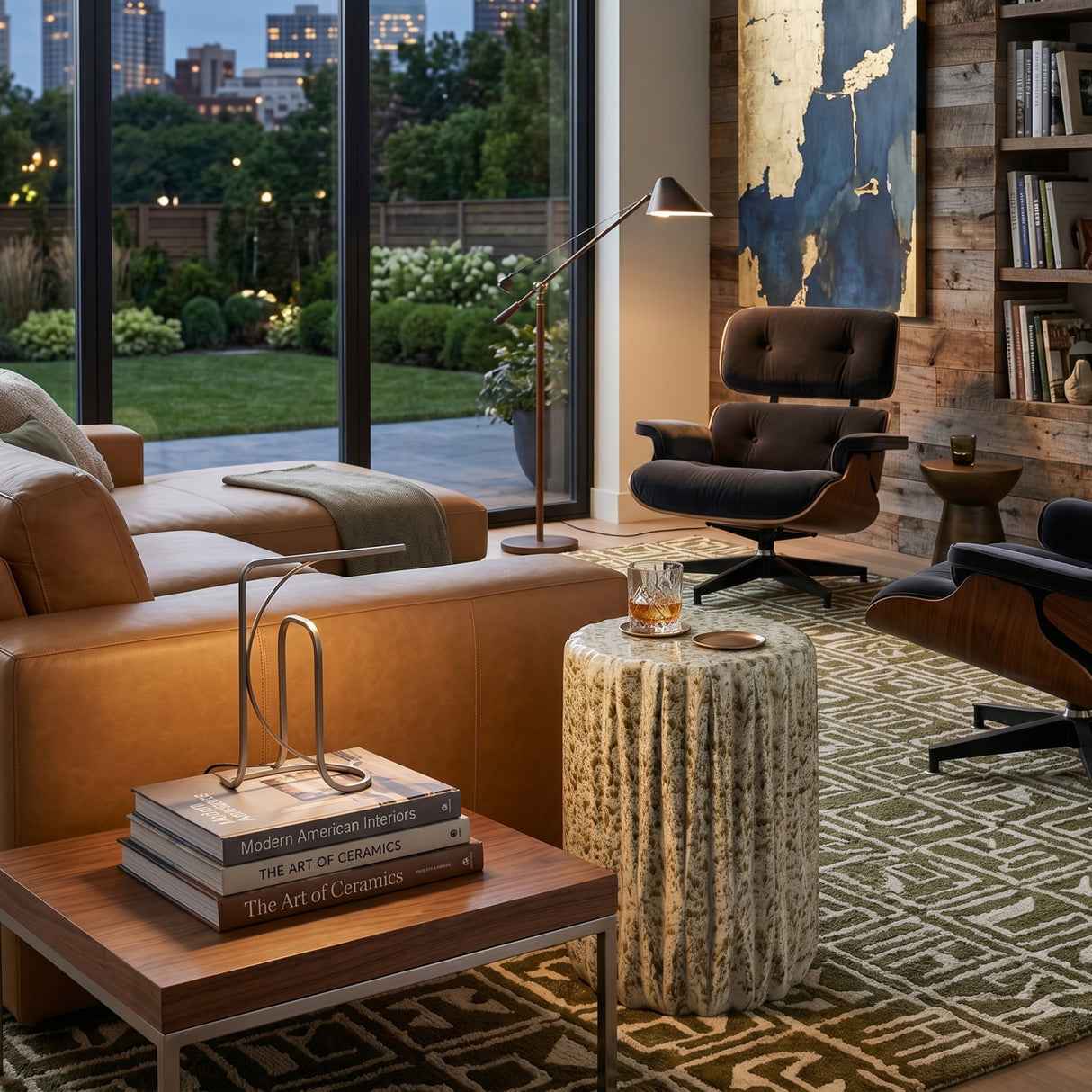   Modern European furniture - Ridged Ceramic Garden Stool - www.oroa.com | Oroa.com