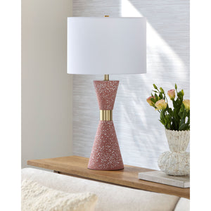  Modern European furniture - Terrazzo Red Accent Table Lamp - www.oroa.com | Oroa.com