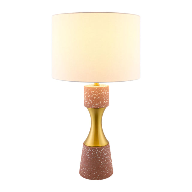 Modern European furniture - Terrazzo Finish Hourglass Table - www.oroa.comLamp