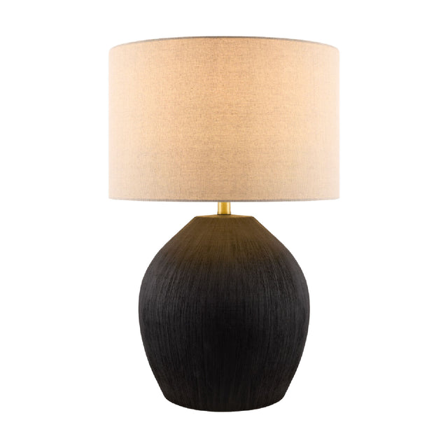 Modern European furniture - Black Ceramic Accent Table Lamp - www.oroa.com