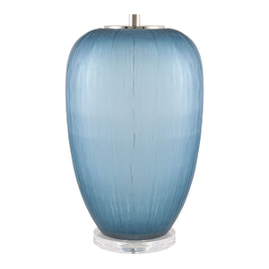   Modern European furniture - Blue Glass Accent Table Lamp - www.oroa.com | Oroa.com