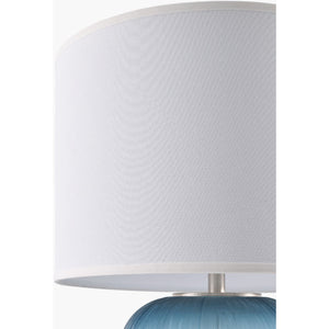   Modern European furniture - Blue Glass Accent Table Lamp - www.oroa.com | Oroa.com