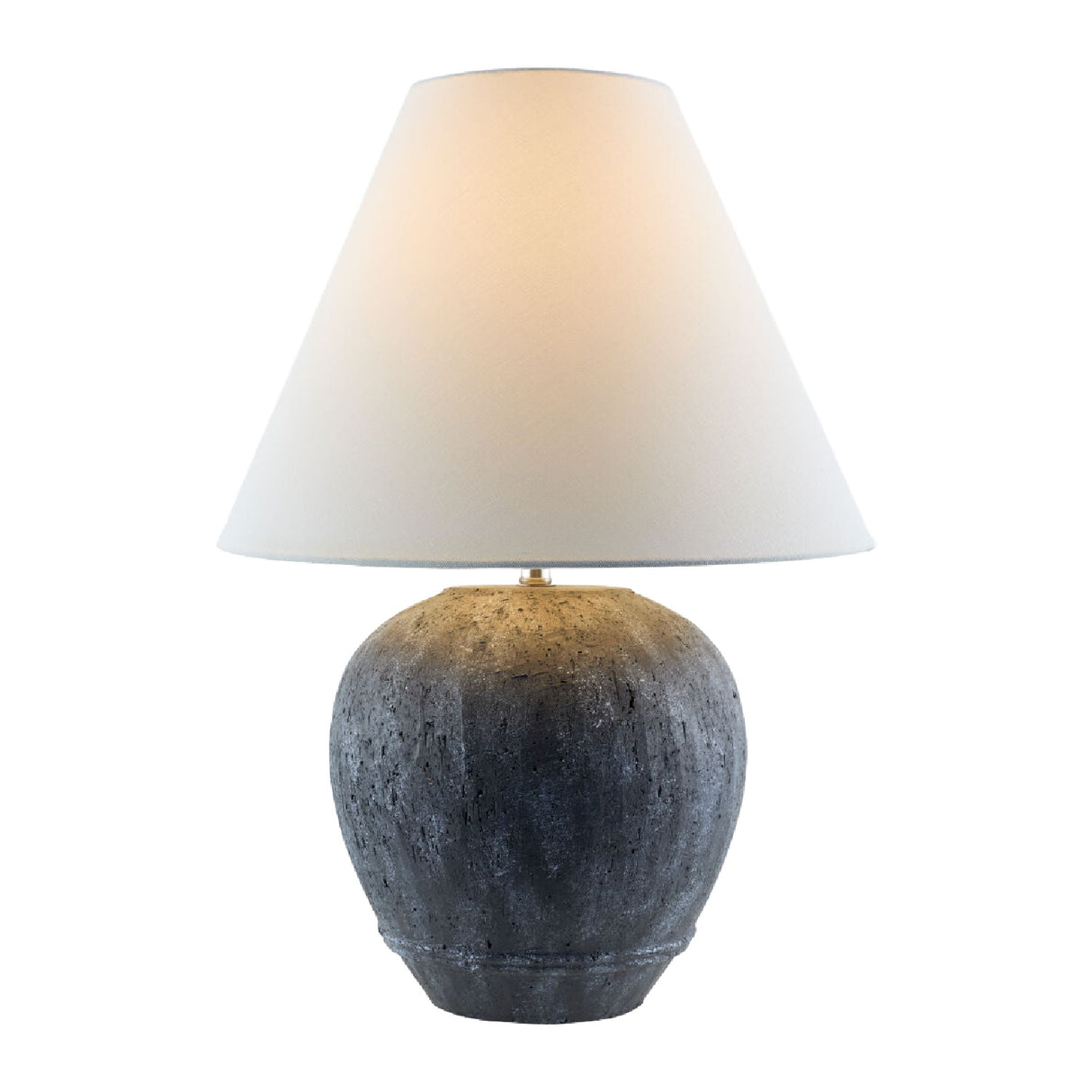   Modern European furniture - Sandblasted Gray Ceramic Table Lamp - www.oroa.com | Oroa.com