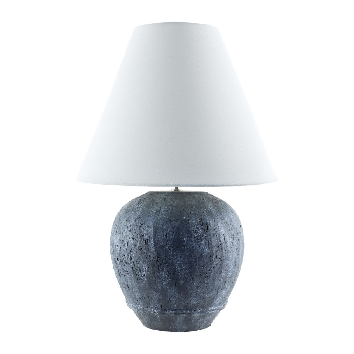   Modern European furniture - Sandblasted Gray Ceramic Table Lamp - www.oroa.com | Oroa.com