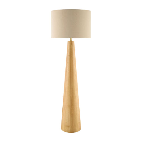   Modern European furniture - Flared Wooden Accent Floor Lamp - www.oroa.com | Oroa.com