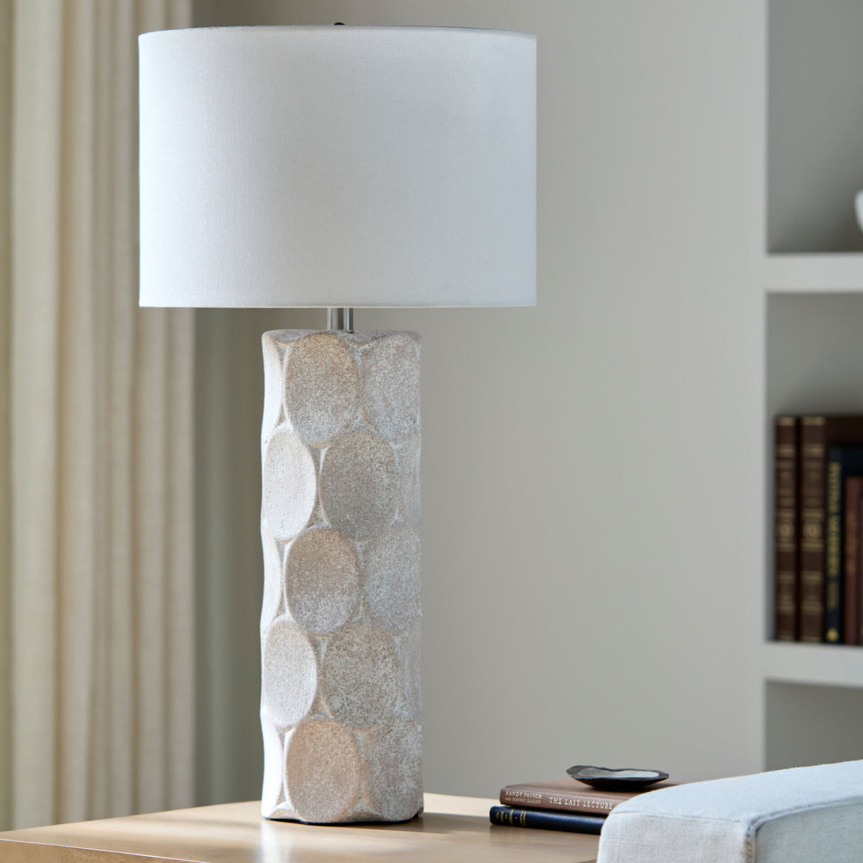   Modern European furniture - White Linen Shade Floor Lamp - www.oroa.com | Oroa.com