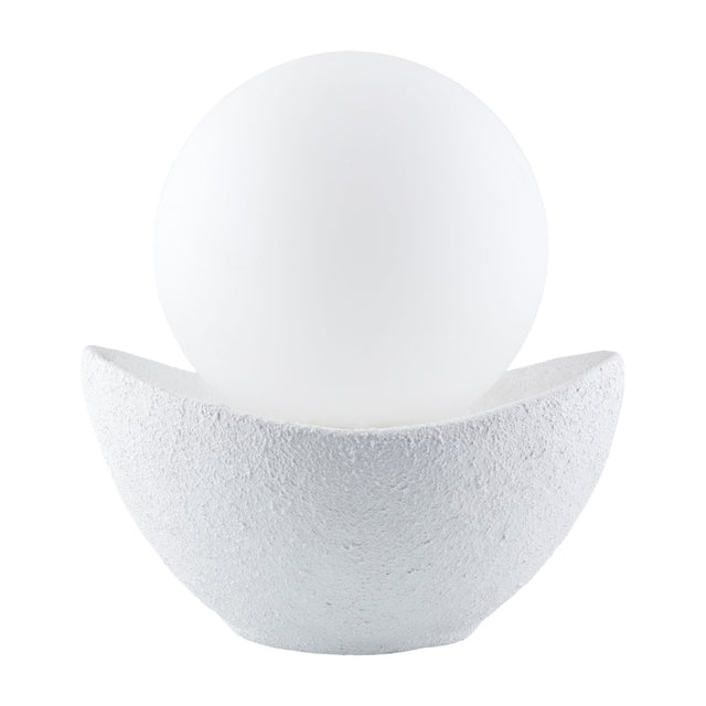 Modern European furniture - Cement Bowl Accent Table Lamp - www.oroa.com