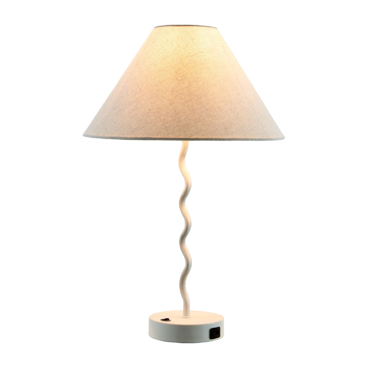   Modern European furniture - Wavy Iron Table Lamp Set (2) - www.oroa.com | Oroa.com