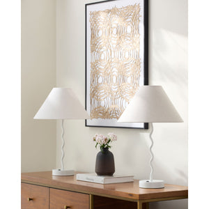   Modern European furniture - Wavy Iron Table Lamp Set (2) - www.oroa.com | Oroa.com