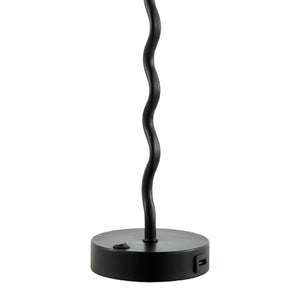   Modern European furniture - Wavy Iron Table Lamp Set (2) - www.oroa.com | Oroa.com
