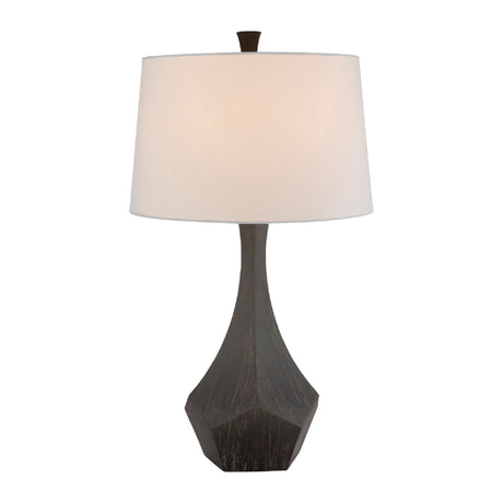   Modern European furniture - Gray Faceted Accent Table Lamp - www.oroa.com | Oroa.com
