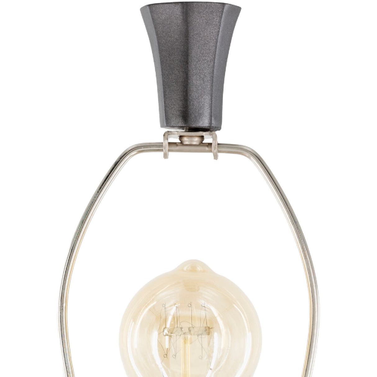   Modern European furniture - Gray Faceted Accent Table Lamp - www.oroa.com | Oroa.com