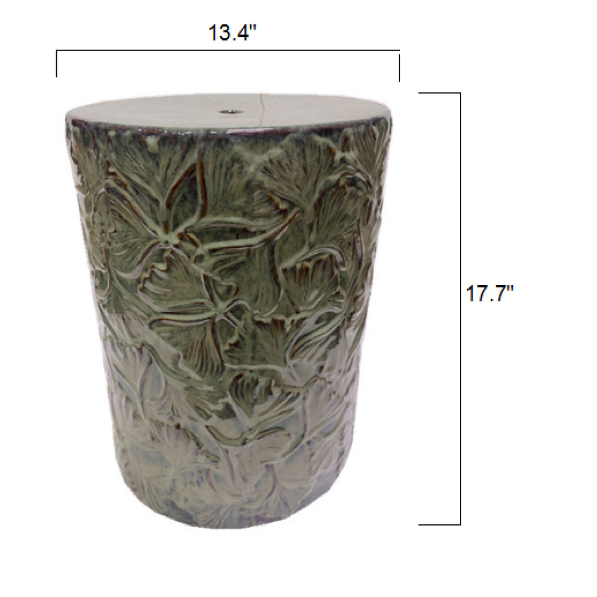   Modern European furniture - Carved Ceramic Garden Stool - www.oroa.com | Oroa.com