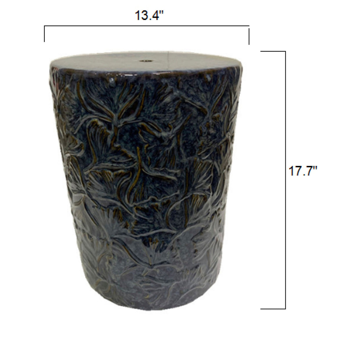   Modern European furniture - Carved Ceramic Garden Stool - www.oroa.com | Oroa.com