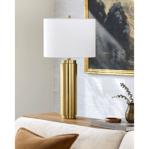   Modern European furniture - Metallic Finish Accent Table Lamp - www.oroa.com | Oroa.com