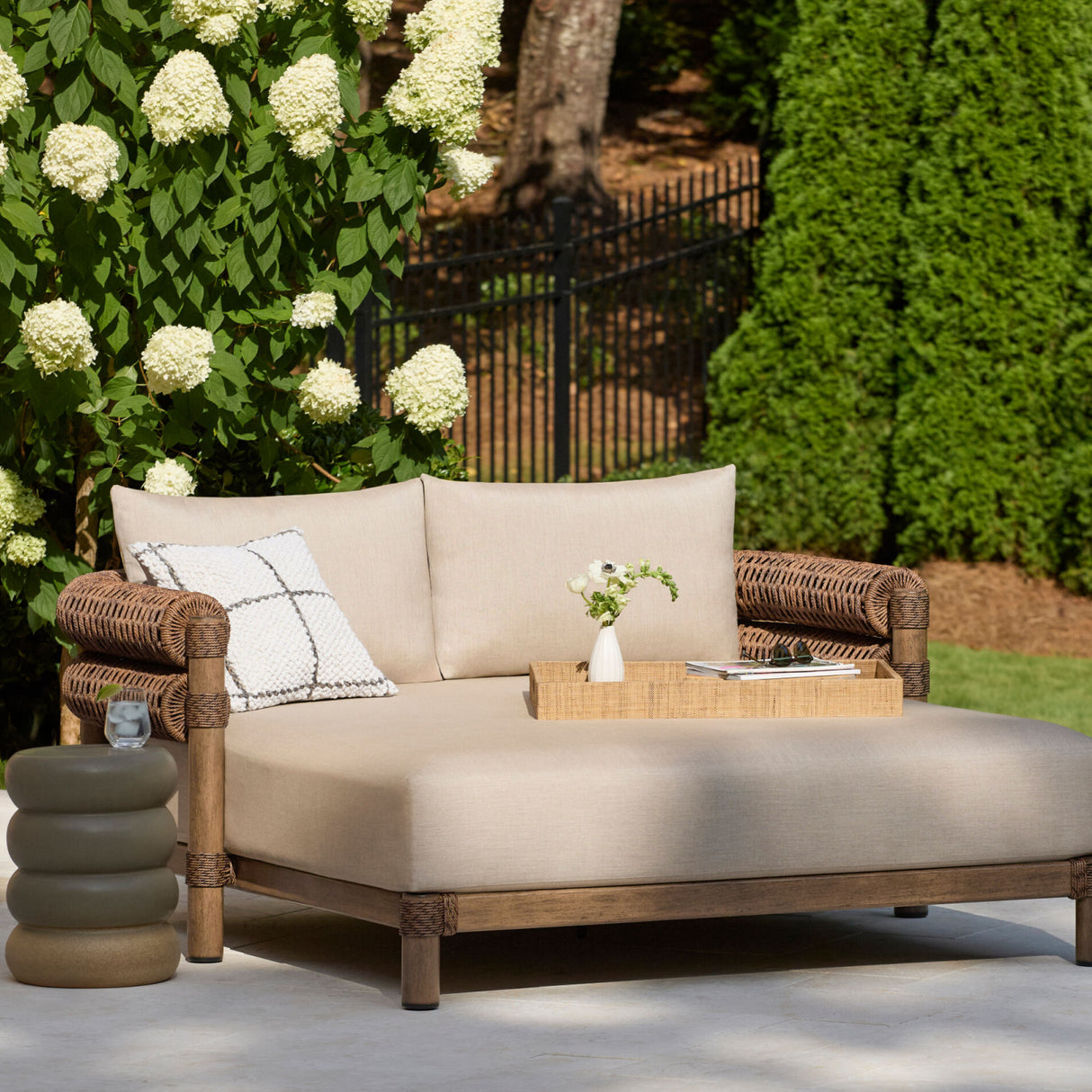   Modern European furniture - Layered Ceramic Garden Stool - www.oroa.com | Oroa.com