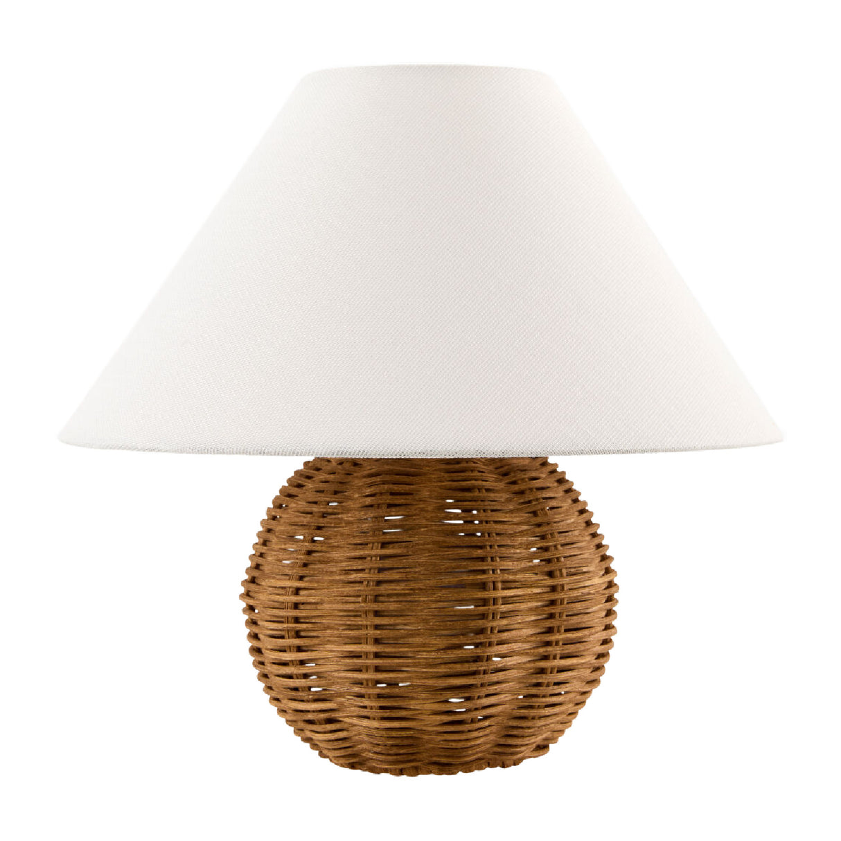   Modern European furniture - Round Rattan Accent Table Lamp - www.oroa.com | Oroa.com
