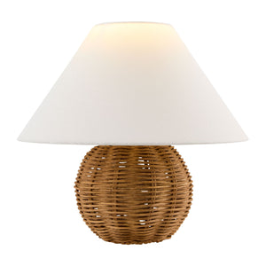   Modern European furniture - Round Rattan Accent Table Lamp - www.oroa.com | Oroa.com