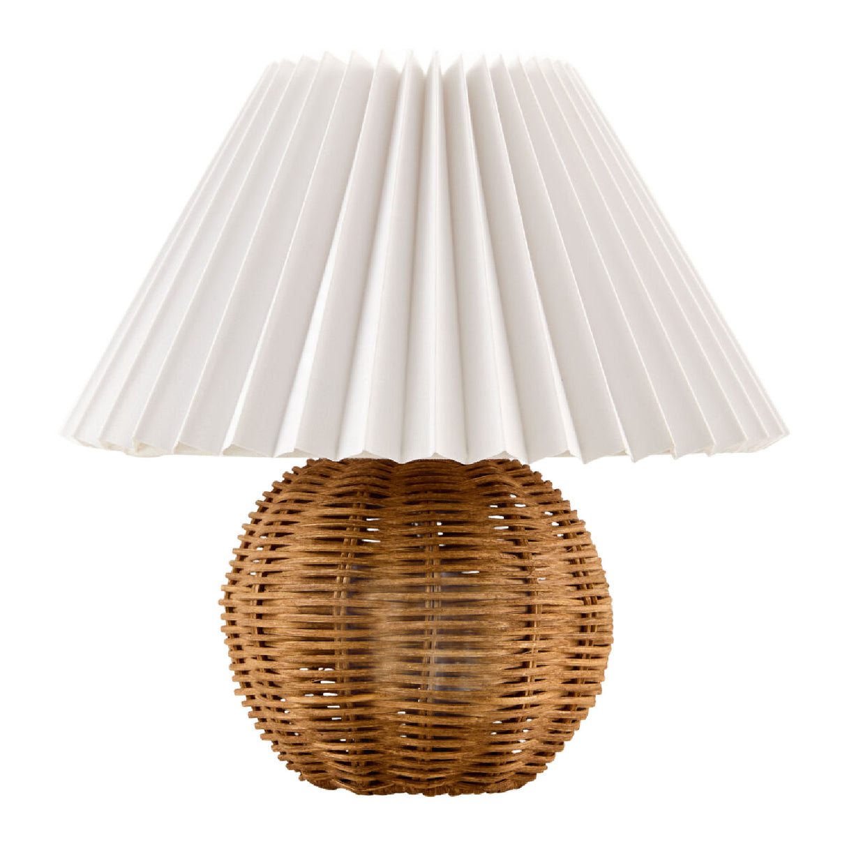   Modern European furniture - Round Rattan Accent Table Lamp - www.oroa.com | Oroa.com