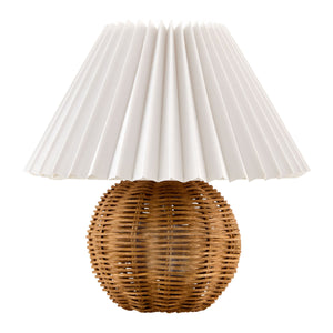   Modern European furniture - Round Rattan Accent Table Lamp - www.oroa.com | Oroa.com