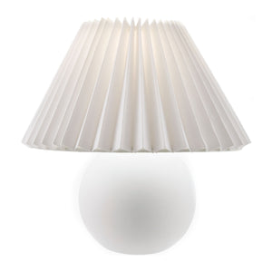   Modern European furniture - Pleated Linen Ceramic Table Lamp - www.oroa.com | Oroa.com