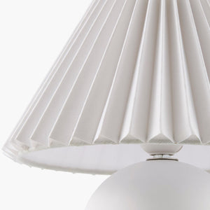  Modern European furniture - Pleated Linen Ceramic Table Lamp - www.oroa.com | Oroa.com