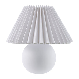   Modern European furniture - Pleated Linen Ceramic Table Lamp - www.oroa.com | Oroa.com