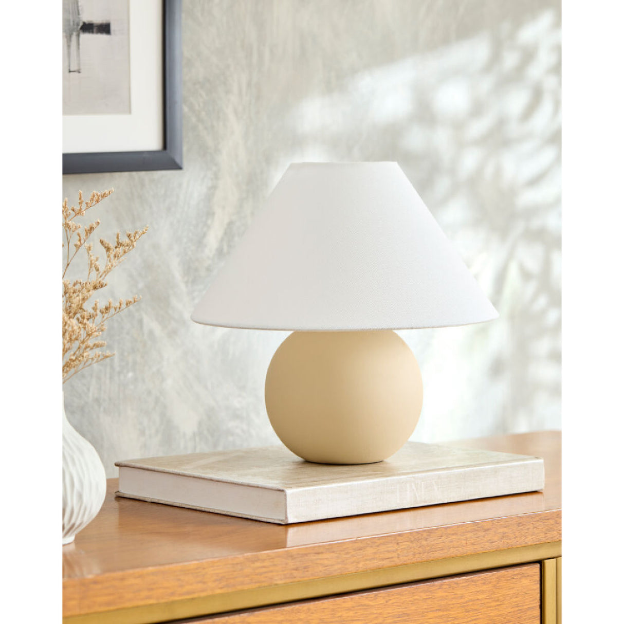   Modern European furniture - Round Ceramic Accent Table Lamp - www.oroa.com | Oroa.com