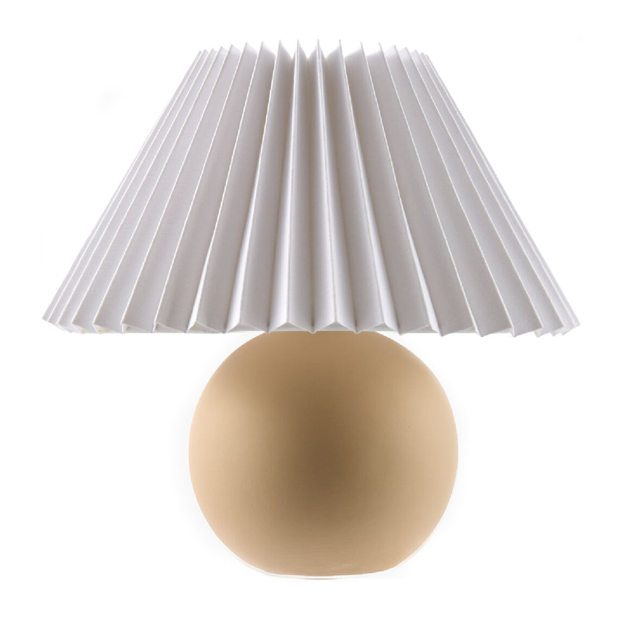   Modern European furniture - Pleated Linen Ceramic Table Lamp - www.oroa.com | Oroa.com