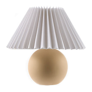   Modern European furniture - Pleated Linen Ceramic Table Lamp - www.oroa.com | Oroa.com