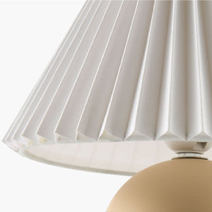   Modern European furniture - Pleated Linen Ceramic Table Lamp - www.oroa.com | Oroa.com
