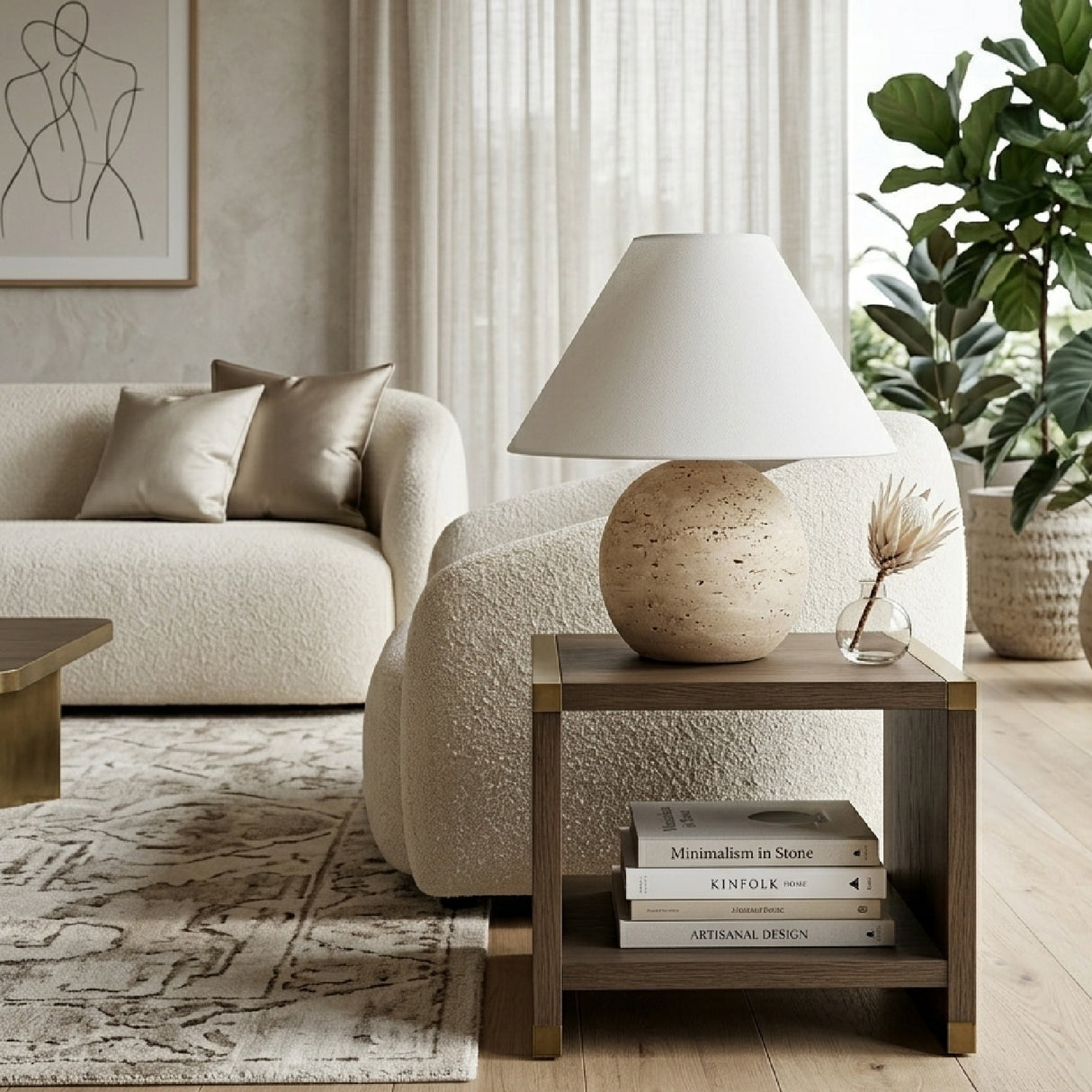   Modern European furniture - Empire Linen Ceramic Table Lamp - www.oroa.com | Oroa.com