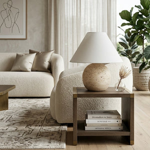   Modern European furniture - Empire Linen Ceramic Table Lamp - www.oroa.com | Oroa.com