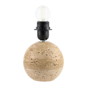   Modern European furniture - Pleated Linen Travertine Table Lamp - www.oroa.com | Oroa.com