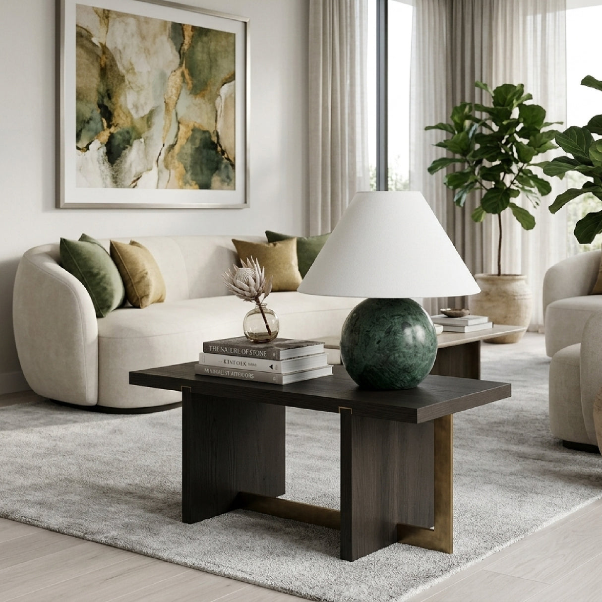   Modern European furniture - Empire Linen Ceramic Table Lamp - www.oroa.com | Oroa.com
