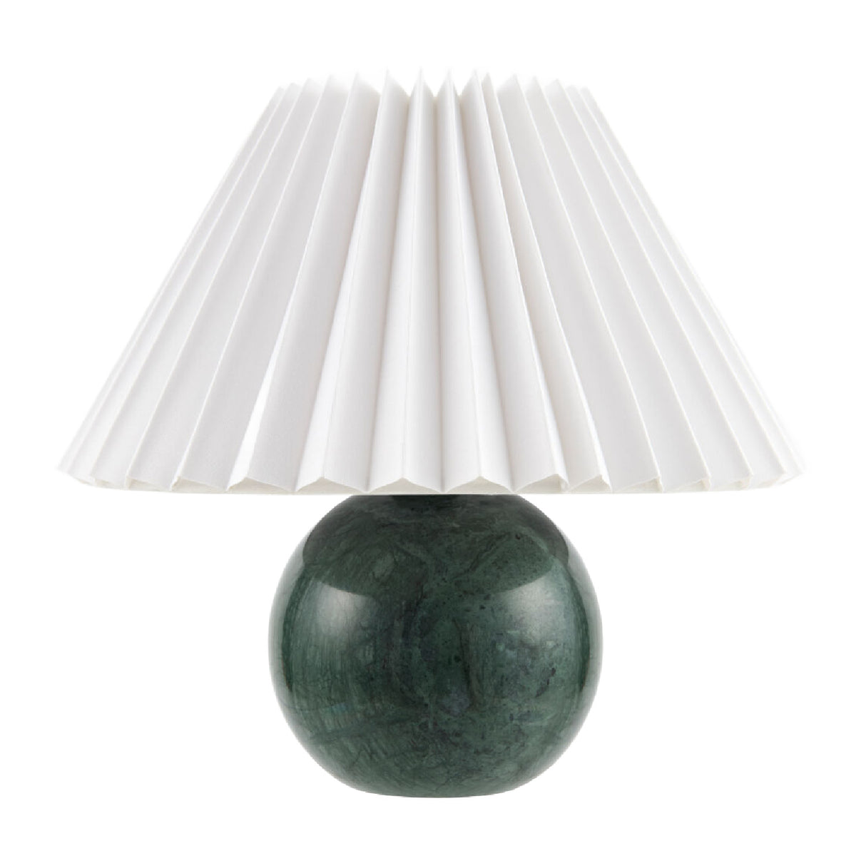   Modern European furniture - Pleated Linen Travertine Table Lamp - www.oroa.com | Oroa.com